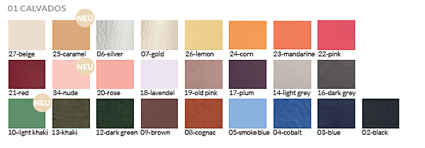 1 cm knoopriem 'Stella' | Leer | Uitverkoop