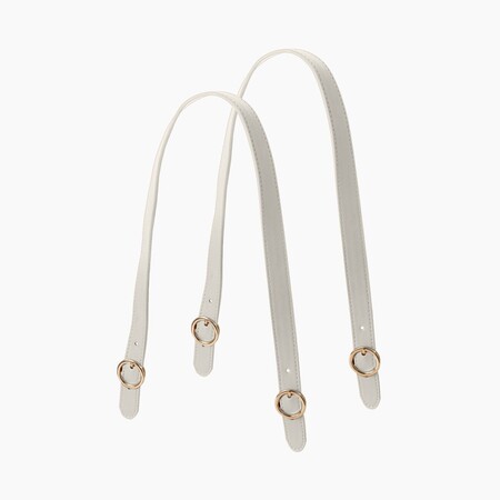 O bag long handles linear with buckle | milk