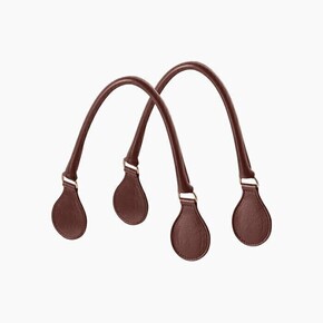 O bag micro tubular handles | dark brown