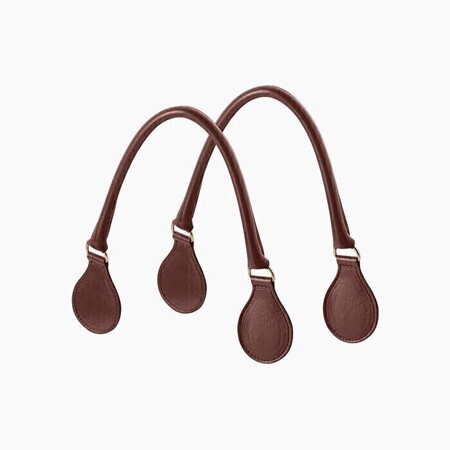 O bag micro tubular handles | dark brown