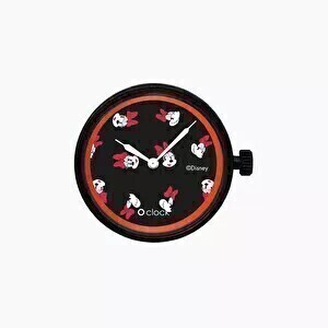 O clock dial Disney all over Minnie black