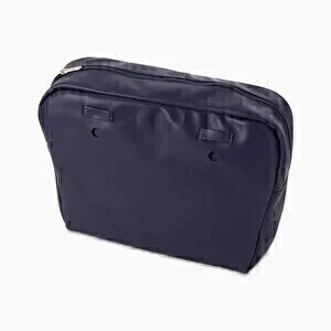 O bag classic innerbag zip-up with loops nappa leather navy blue