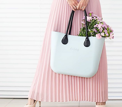 O bag mini white & black