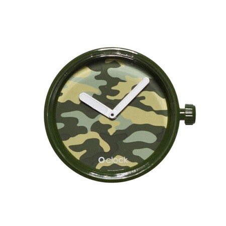 O clock dial graphic camouflage