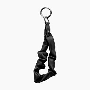 Handsleeve nappa rouche effect black