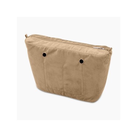 O bag mini innerbag zip-up microfiber sand