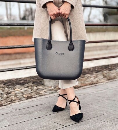O bag mini graphite & black