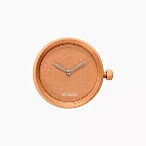 O clock dial croco biscuit