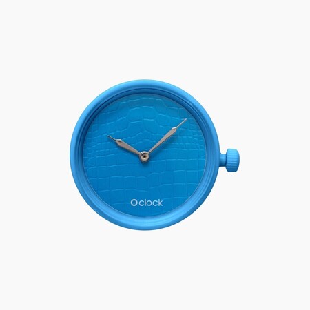O clock dial croco aqua