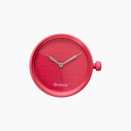 O clock dial croco sangria