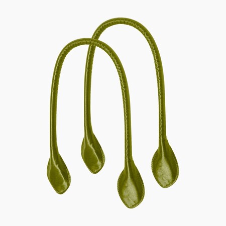 O bag long handles spear | satin | avocado