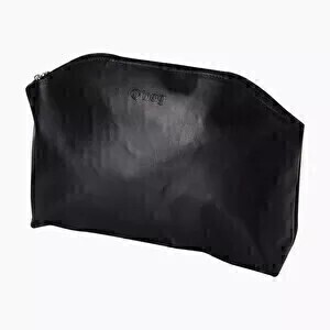 O bag unique innerbag zip-up leatherlook | black