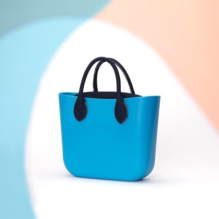 O bag mini aqua & denim blue