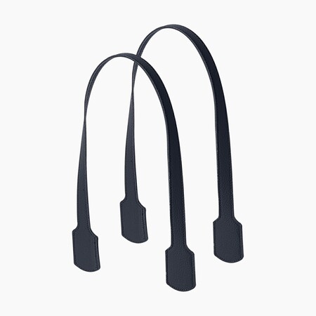 O bag long flat handles essential | tumbled | navy blue