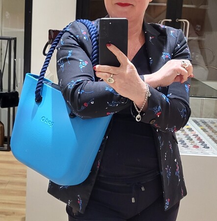 O bag mini aqua & blue