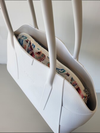 O bag unique white & seahorse | SALE