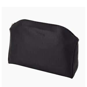 O bag unique innerbag zip-up | tumbled | black