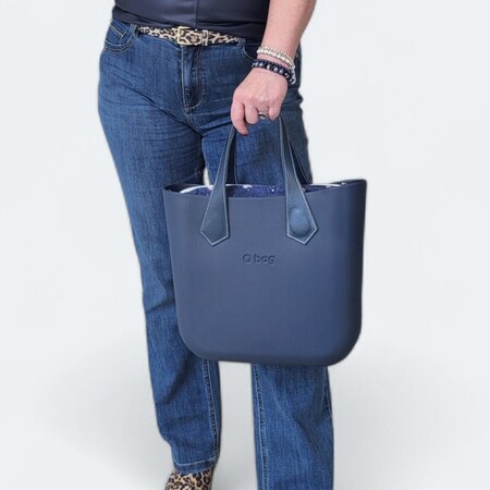 O bag mini navy blue & stars | SALE