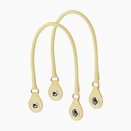 O bag long handles tubular perforated | nappa | freesia
