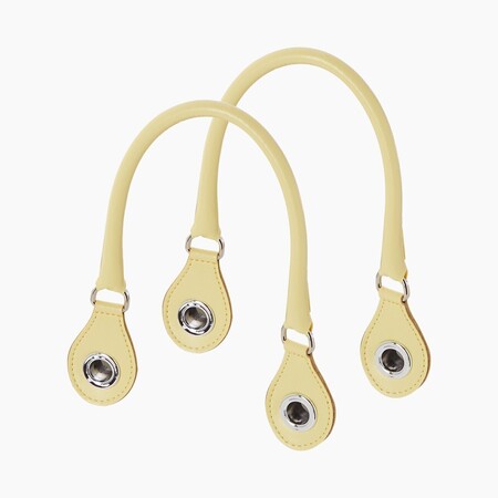 O bag short handles tubular perforated | nappa | freesia