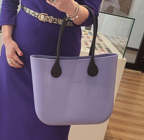 O bag classic lilac & black