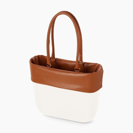 O bag mini kit trim & handles | nappa easy | burnt orange