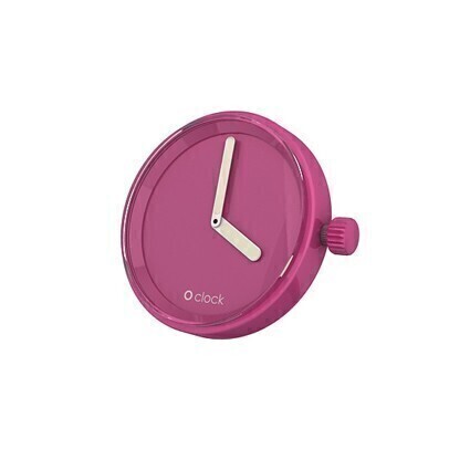 O clock dial tone on tone magenta (roze/paars)