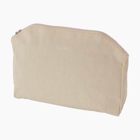 O bag unique innerbag zip-up | canvas | natural
