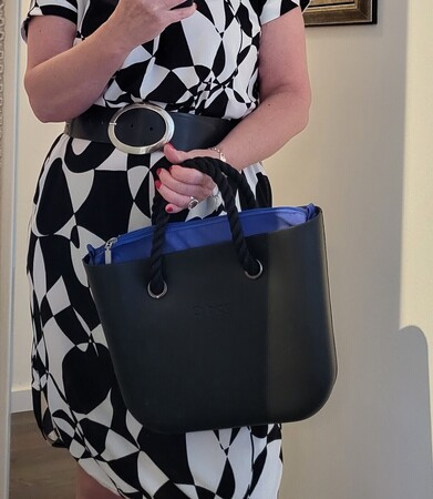 O bag mini black & cobalt