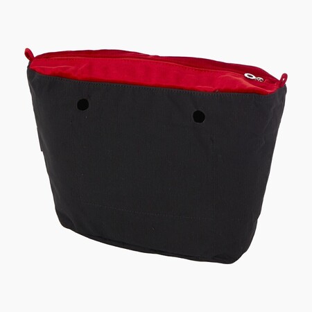 O bag classic innerbag zip-up | chenille | scarlet red