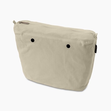  O bag classic innerbag zip-up | canvas | natural