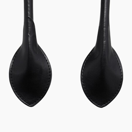 O bag short handles | sweetheart | black