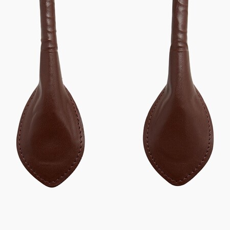 O bag long handles | sweetheart | dark brown