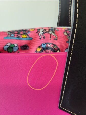 O bag mini fuchsia & black | SALE