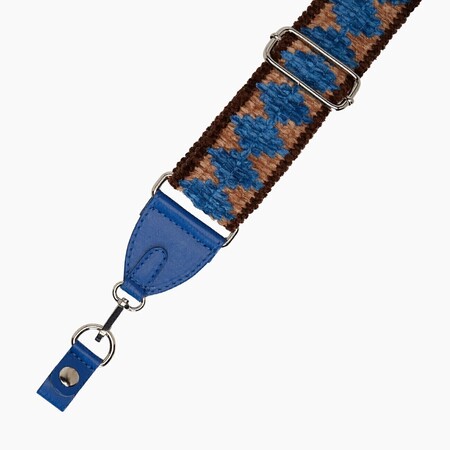 O bag shoulder strap 80/120 with clips | chenille | riverside & sand
