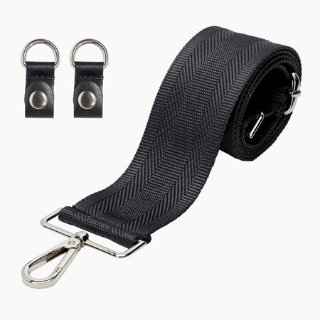 O bag shoulder strap 80/120 with clips | black