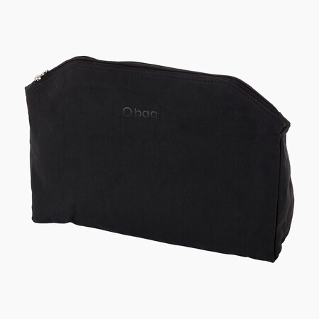 O bag unique innerbag zip-up | canvas | black