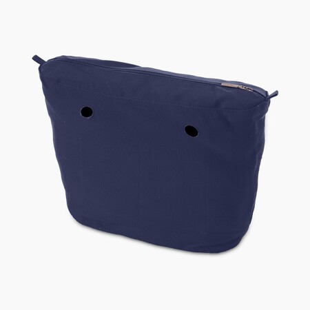  O bag classic innerbag zip-up | canvas | navy blue
