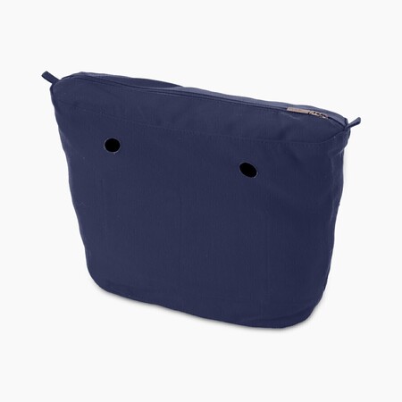  O bag classic innerbag zip-up | canvas | navy blue | bestseller
