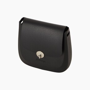 O bag chase body + flap | black