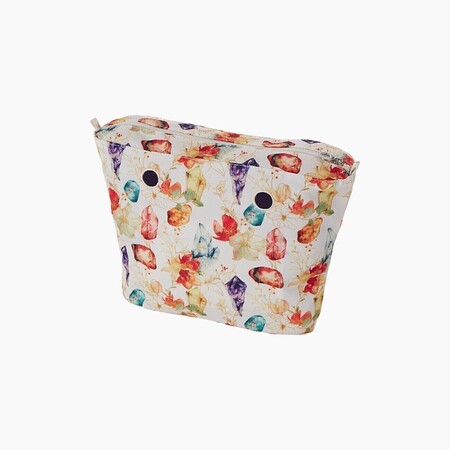 O bag mini innerbag zip-up | gems | milk | SALE