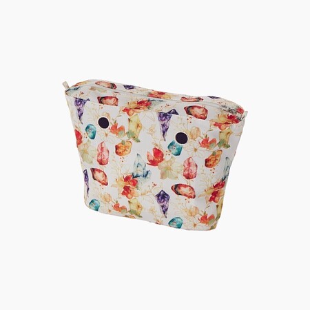 O bag mini innerbag zip-up | gems | milk | SALE