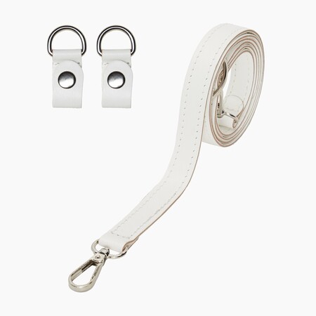 O bag shoulder strap extra slim 80/110 with clips | nappa | milk