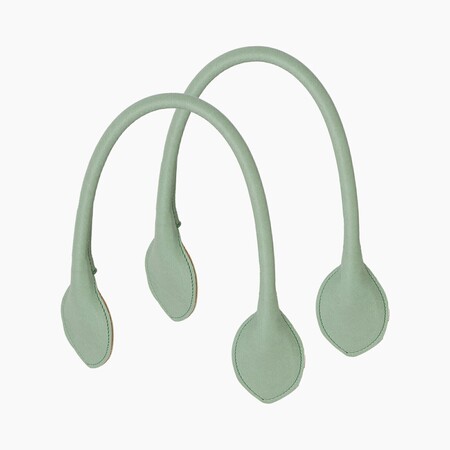O bag short handles | sweetheart texture | matcha
