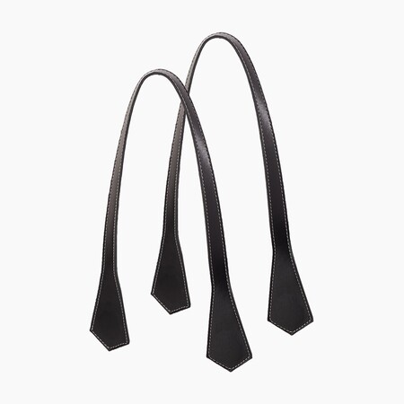 O bag long handles | pointy | black