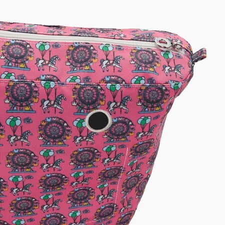 O bag mini innerbag zip-up | circus | pink | SALE