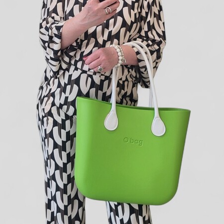 O bag classic greenery & white | SALE