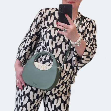 O bag oblò | military & beige | 40% korting