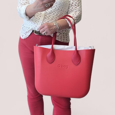 O bag classic red & white | SALE
