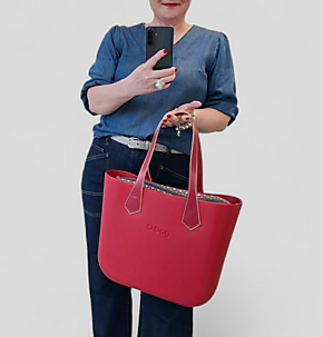 O bag classic cherry & geomatric